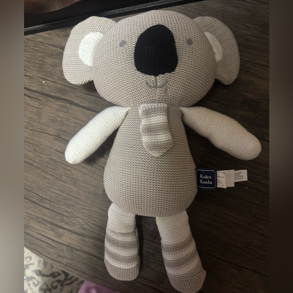 Gray Stuffed Animal Toy